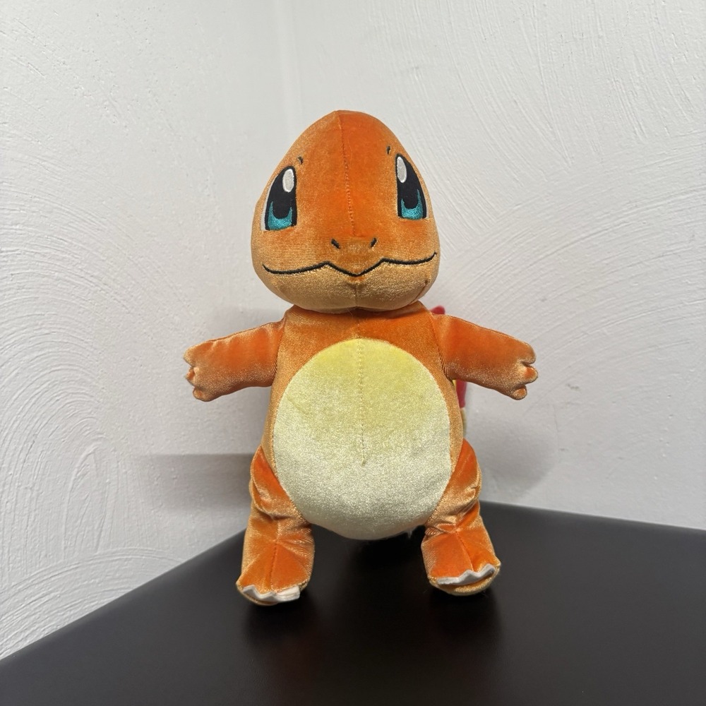 Pokemon 8" Charmander Velvet Plush Collectible Orange/Yellow